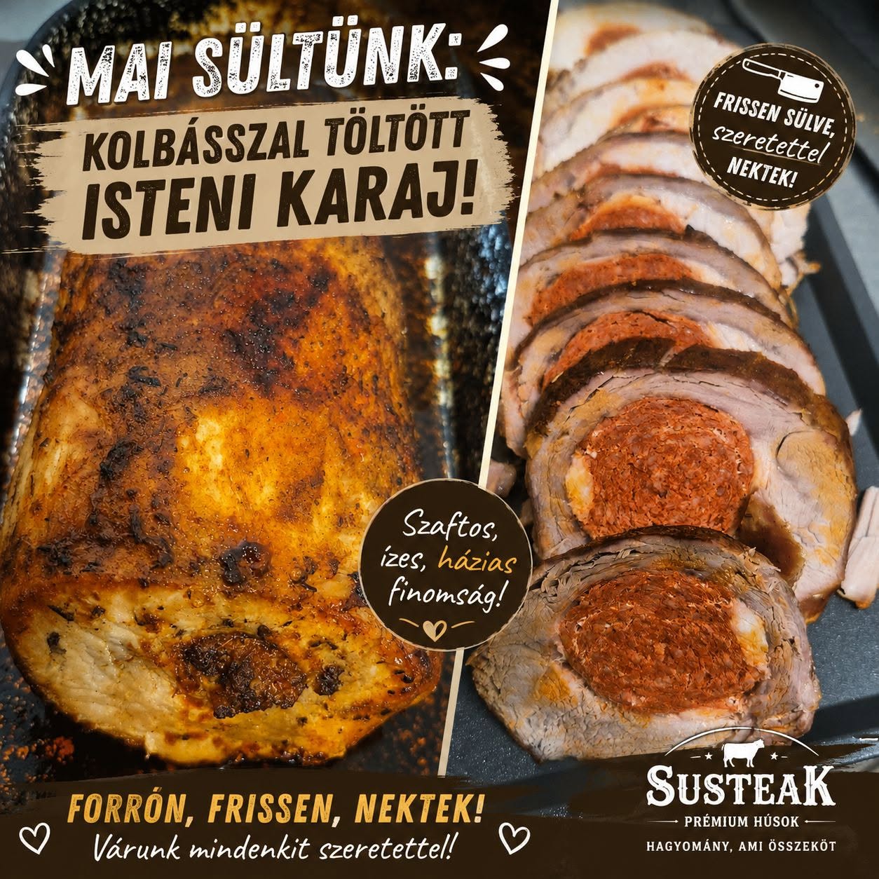 sült karaj poszt